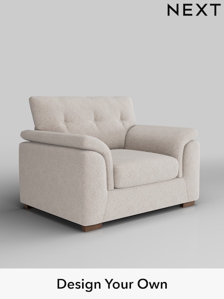 Chunky Chenille/Oyster Hayden Buttoned Back (H34580) | £850