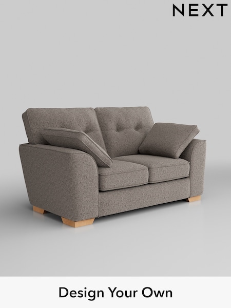 Chunky Chenille/Mink Brown Stamford Buttoned Back (H34582) | £1,099
