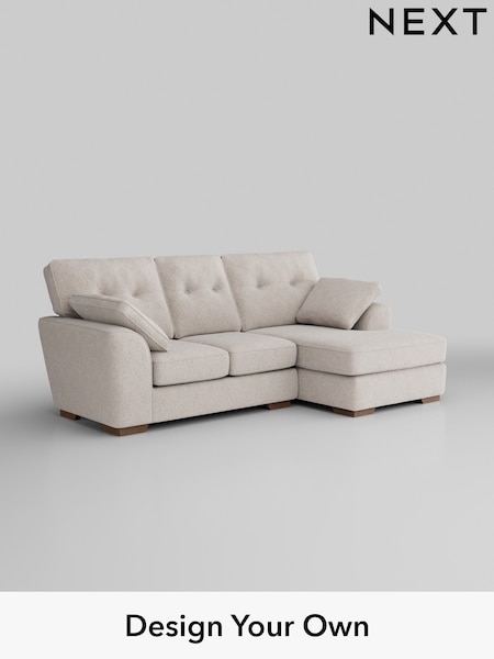Chunky Chenille/Oyster Stamford Buttoned Back (H34588) | £1,775