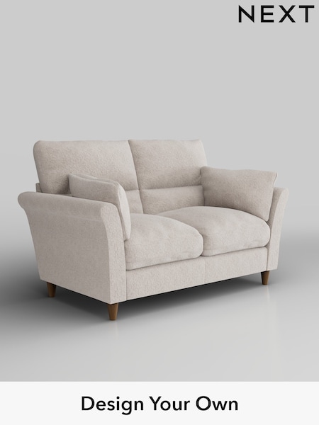 Chunky Chenille/Oyster Hartley Highback Relaxed Sit (H34590) | £1,125