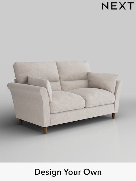 Chunky Chenille/Oyster Hartley Highback Relaxed Sit (H34590) | £1,225