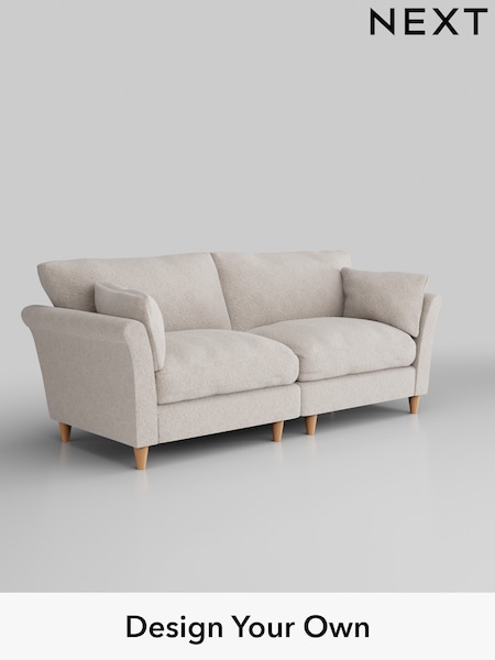 Chunky Chenille/Oyster Hartley Relaxed Sit (H34591) | £1,375