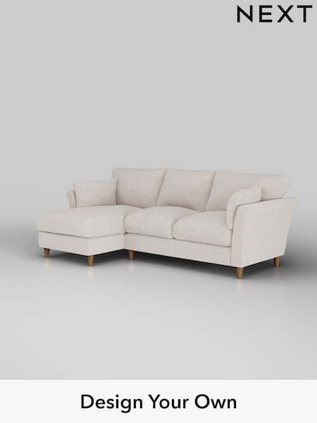 Chunky Chenille/Oyster Hartley Relaxed Sit (H34591) | £1,899