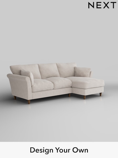 Chunky Chenille/Oyster Hartley Relaxed Sit (H34591) | £1,899