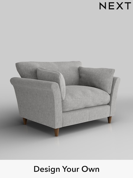 Chunky Chenille/Light Grey Hartley Relaxed Sit (H34599) | £1,025