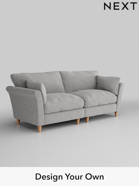 Chunky Chenille/Light Grey Hartley Relaxed Sit (H34599) | £1,375