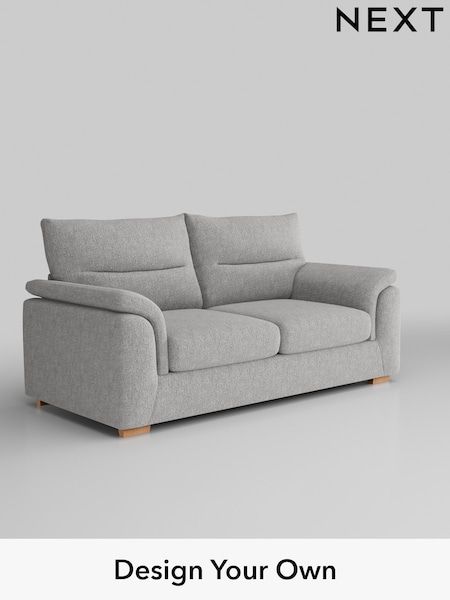 Chunky Chenille/Light Grey Hayden Highback (H34600) | £1,225