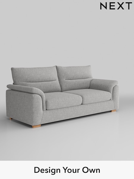 Chunky Chenille/Light Grey Hayden Highback (H34600) | £1,325