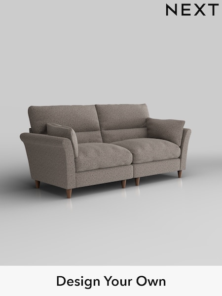 Chunky Chenille/Mink Brown Hartley Highback Relaxed Sit (H34603) | £1,425
