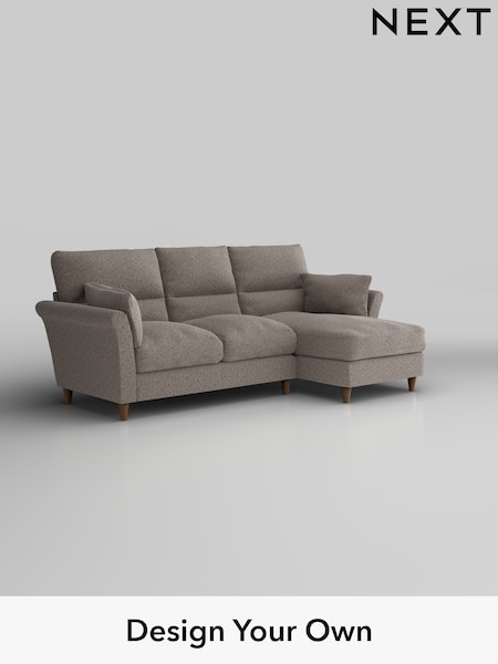 Chunky Chenille/Mink Brown Hartley Highback Relaxed Sit (H34603) | £1,950
