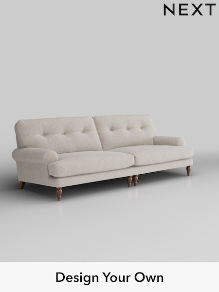 Chunky Marl/Oyster Erin Buttoned Back Deep Relaxed Sit (H34611) | £1,525