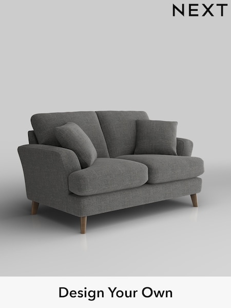 Chunky Texture/Dark Grey Conway Relaxed Sit (H34619) | £1,150