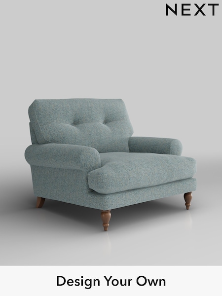 Chunky Marl/Mid Blue Erin Buttoned Back Deep Sit (H34620) | £875