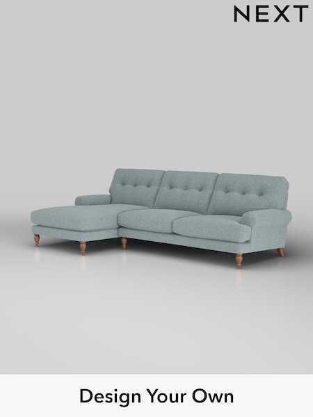 Chunky Marl/Mid Blue Erin Buttoned Back Deep Sit (H34620) | £1,975