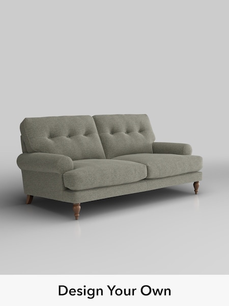 Chunky Marl/Light Olive Green Erin Buttoned Back Deep Sit (H34622) | £1,275