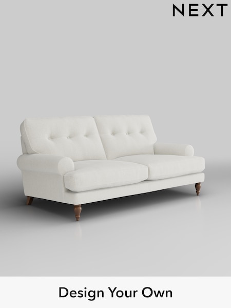 Chunky Texture/Oyster Erin Buttoned Back Deep Relaxed Sit (H34625) | £1,325