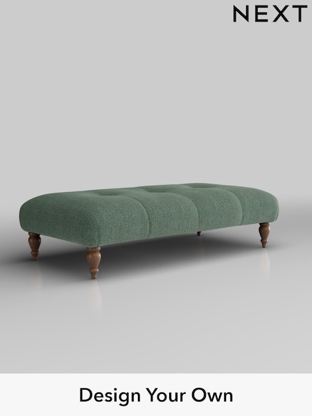 Chunky Texture/Mid Forest Green Erin Buttoned Back Deep Relaxed Sit (H34626) | £499