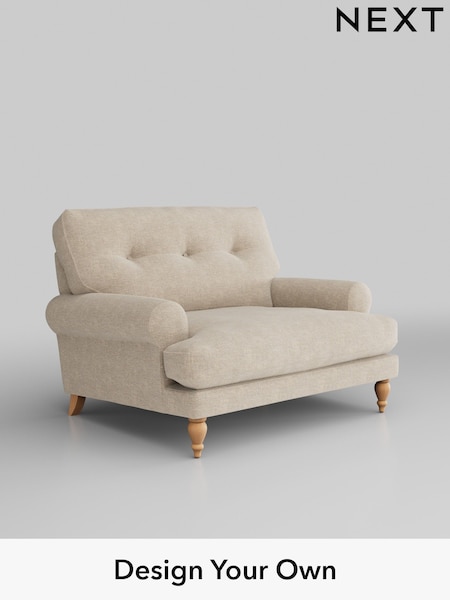 Chunky Weave/Cream Erin Buttoned Back Deep Sit (H34633) | £975