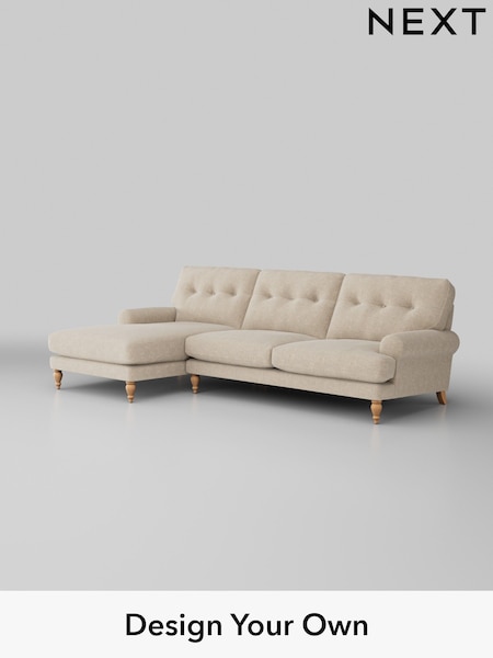 Chunky Weave/Cream Erin Buttoned Back Deep Sit (H34633) | £1,975