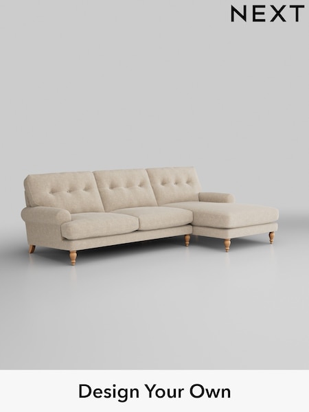 Chunky Weave/Cream Erin Buttoned Back Deep Sit (H34633) | £1,975