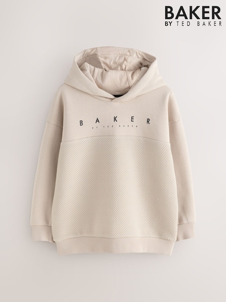 Baker by Ted Baker Stone Textured Hoodie (H34635) | £28 - £33