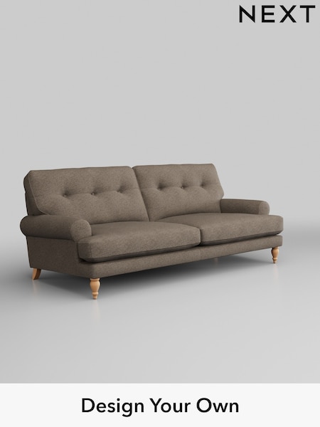 Chunky Weave/Dark Natural Erin Buttoned Back Deep Sit (H34638) | £1,375