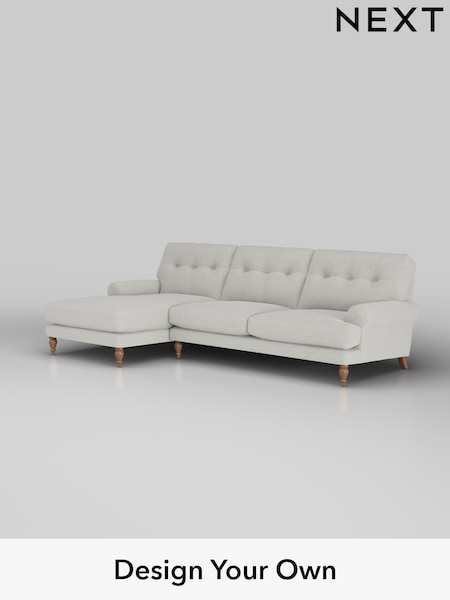 Chunky Texture/Dove Erin Buttoned Back Deep Sit (H34639) | £1,975