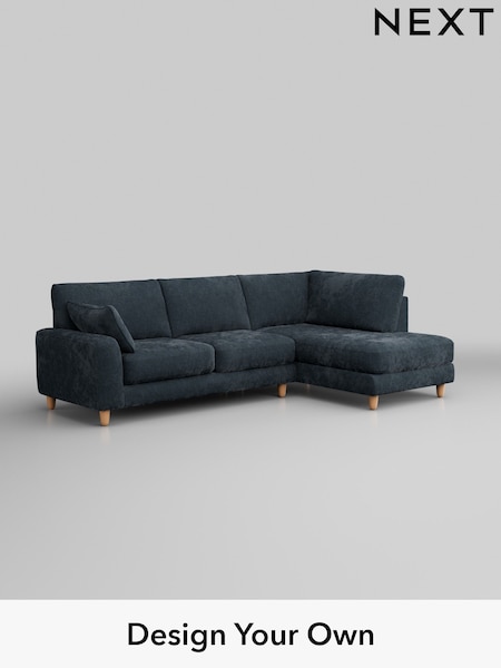Distressed Velour/Midnight Blue Campbell (H34643) | £1,875