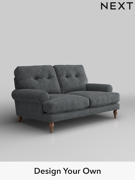 Cotswold Chenille/Dark Grey Erin Buttoned Back Deep Relaxed Sit (H34648) | £1,225