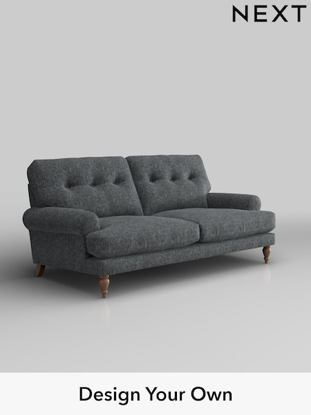 Cotswold Chenille/Dark Grey Erin Buttoned Back Deep Sit (H34654) | £1,275