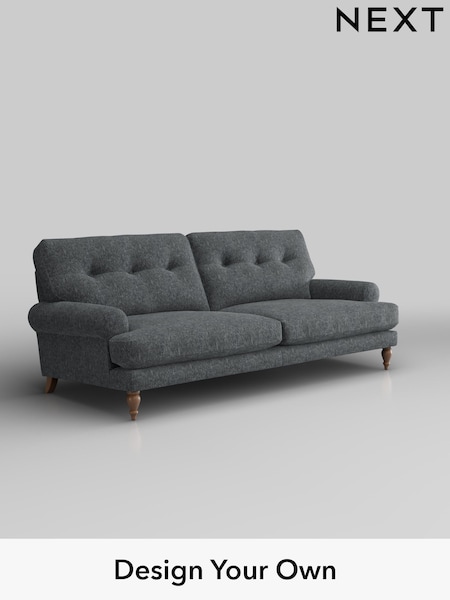 Cotswold Chenille/Dark Grey Erin Buttoned Back Deep Sit (H34654) | £1,375