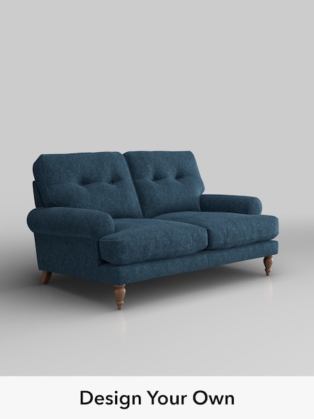 Cotswold Chenille/Dark Blue Erin Buttoned Back Deep Sit (H34655) | £1,175
