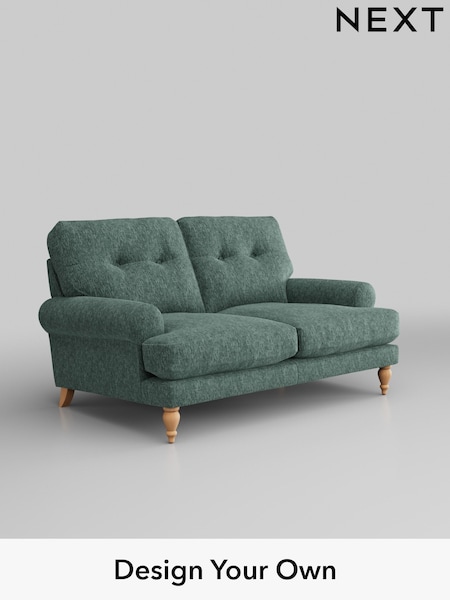 Cotswold Chenille/Mid Slate Teal Green Erin Buttoned Back Deep Relaxed Sit (H34657) | £1,225