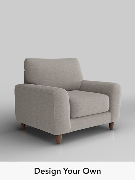 Fine Chenille Easy Clean/Light Steel Grey Campbell (H34658) | £875