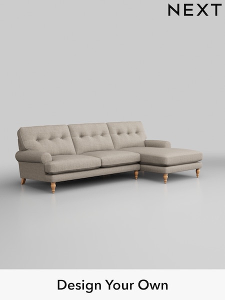Chunky Weave/Mid Natural Erin Buttoned Back Deep Sit (H34661) | £1,975