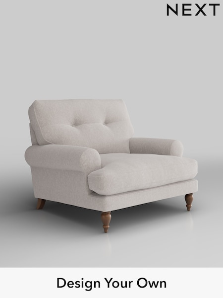 Cotswold Chenille/Oyster Erin Buttoned Back Deep Relaxed Sit (H34665) | £925
