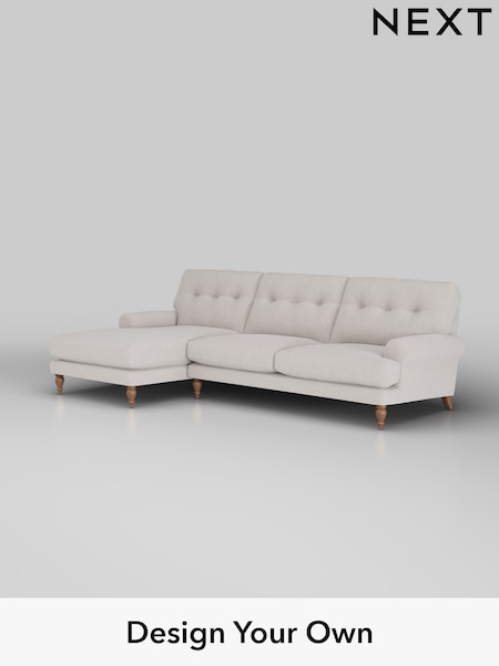 Cotswold Chenille/Oyster Erin Buttoned Back Deep Relaxed Sit (H34665) | £2,025