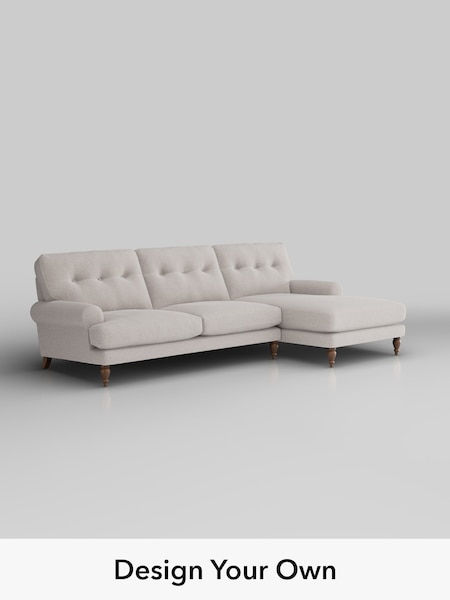 Cotswold Chenille/Oyster Erin Buttoned Back Deep Relaxed Sit (H34665) | £2,025