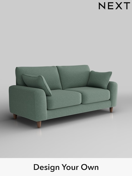 Fine Chenille Easy Clean/Light Forest Green Campbell (H34669) | £1,175