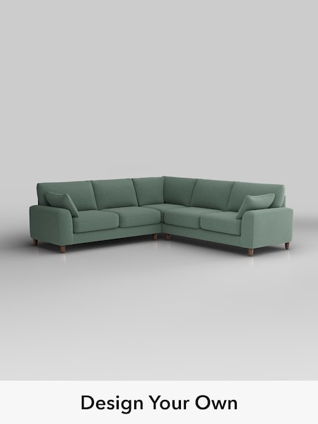 Fine Chenille Easy Clean/Light Forest Green Campbell (H34669) | £2,350