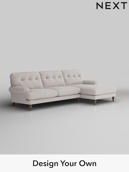 Cotswold Chenille/Oyster Erin Buttoned Back Deep Sit (H34679) | £1,975
