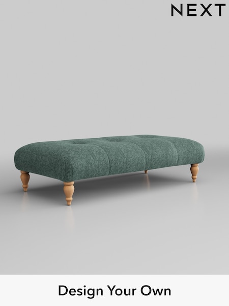 Cotswold Chenille/Mid Slate Teal Green Erin Buttoned Back Deep Sit (H34680) | £499