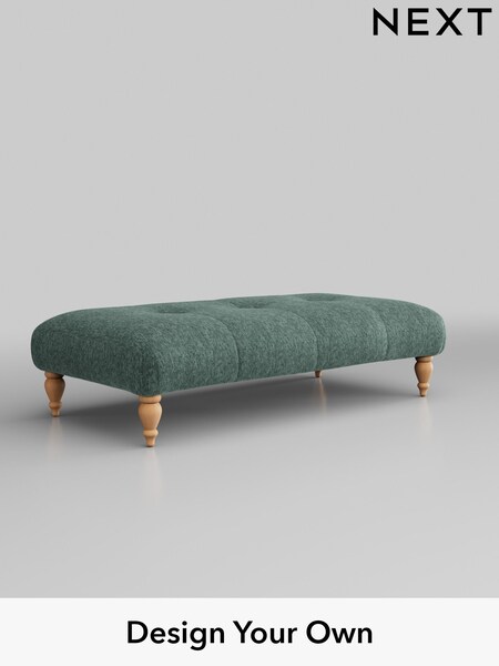 Cotswold Chenille/Mid Slate Teal Green Erin Buttoned Back Deep Sit (H34680) | £499