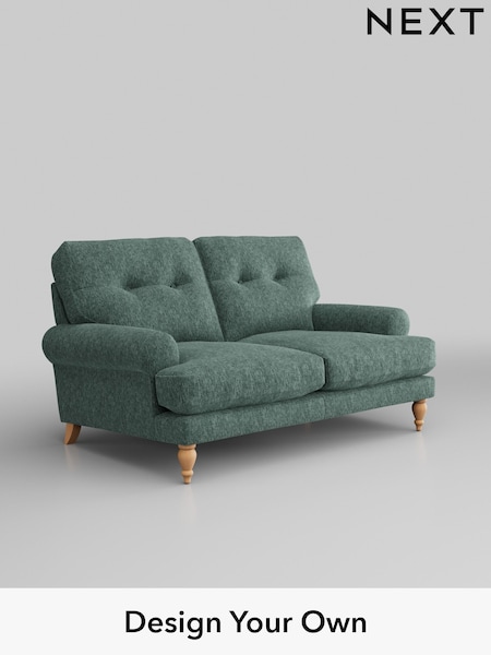 Cotswold Chenille/Mid Slate Teal Green Erin Buttoned Back Deep Sit (H34680) | £1,175