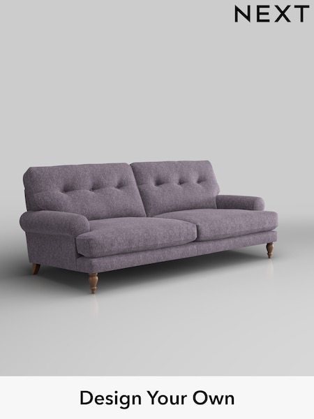 Cotswold Chenille/Light Lilac Purple Erin Buttoned Back Deep Sit (H34681) | £1,375