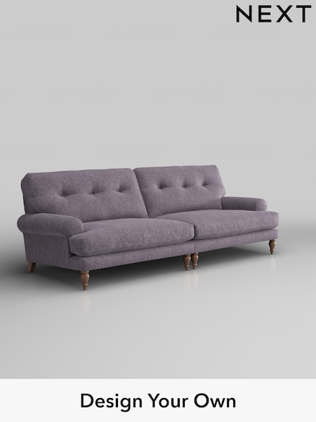 Cotswold Chenille/Light Lilac Purple Erin Buttoned Back Deep Sit (H34681) | £1,475