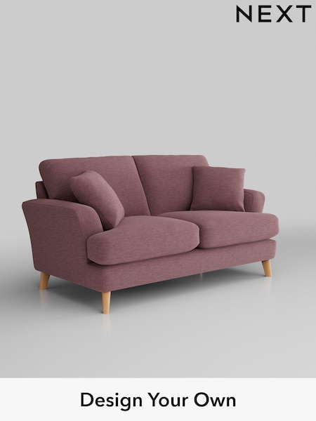 Fine Chenille Easy Clean/Mid Mulberry Purple Conway Relaxed Sit (H34684) | £1,250