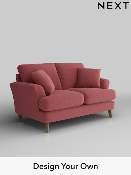 Fine Chenille Easy Clean/Mid Pink Conway Relaxed Sit (H34688) | £1,150