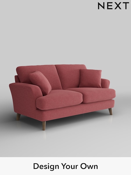 Fine Chenille Easy Clean/Mid Pink Conway Relaxed Sit (H34688) | £1,250