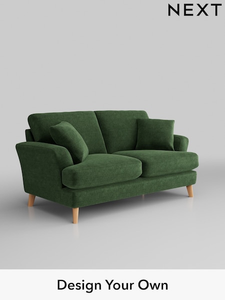 Luxe Chenille/Dark Green Conway Relaxed Sit (H34698) | £1,350